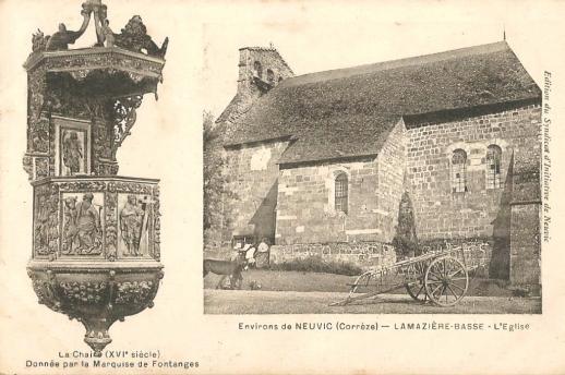 Lamaziere eglise chaire